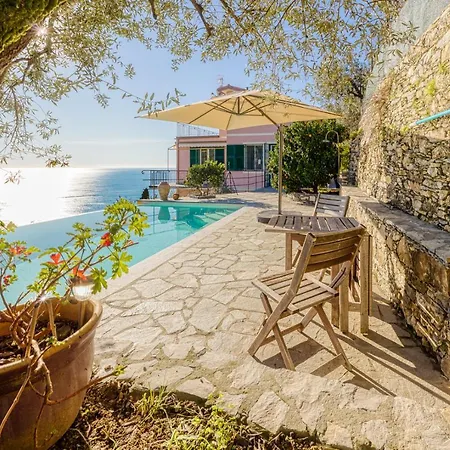 Casaviva - Ampio Trilocale Vista Mare Con Piscina - Pieve Alta Apartment Pieve Ligure