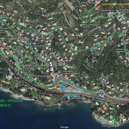 Casaviva - Ampio Trilocale Vista Mare Con Piscina - Pieve Alta 公寓