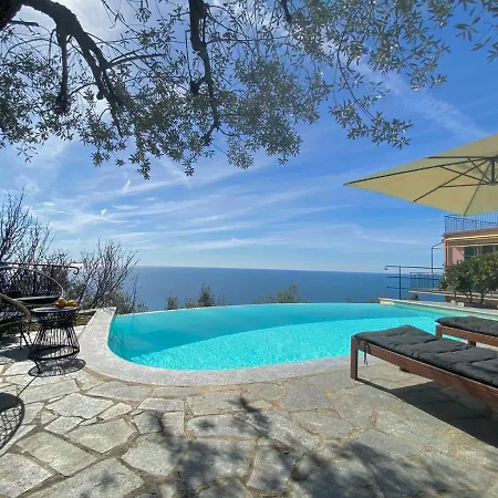 Casaviva - Ampio Trilocale Vista Mare Con Piscina - Pieve Alta 公寓 *
