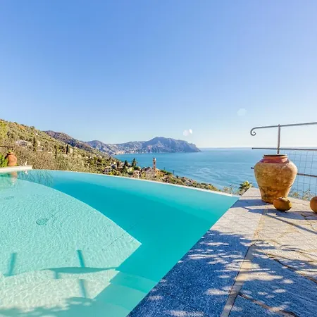 Casaviva - Ampio Trilocale Vista Mare Con Piscina - Pieve Alta 아파트 피에베 리구레